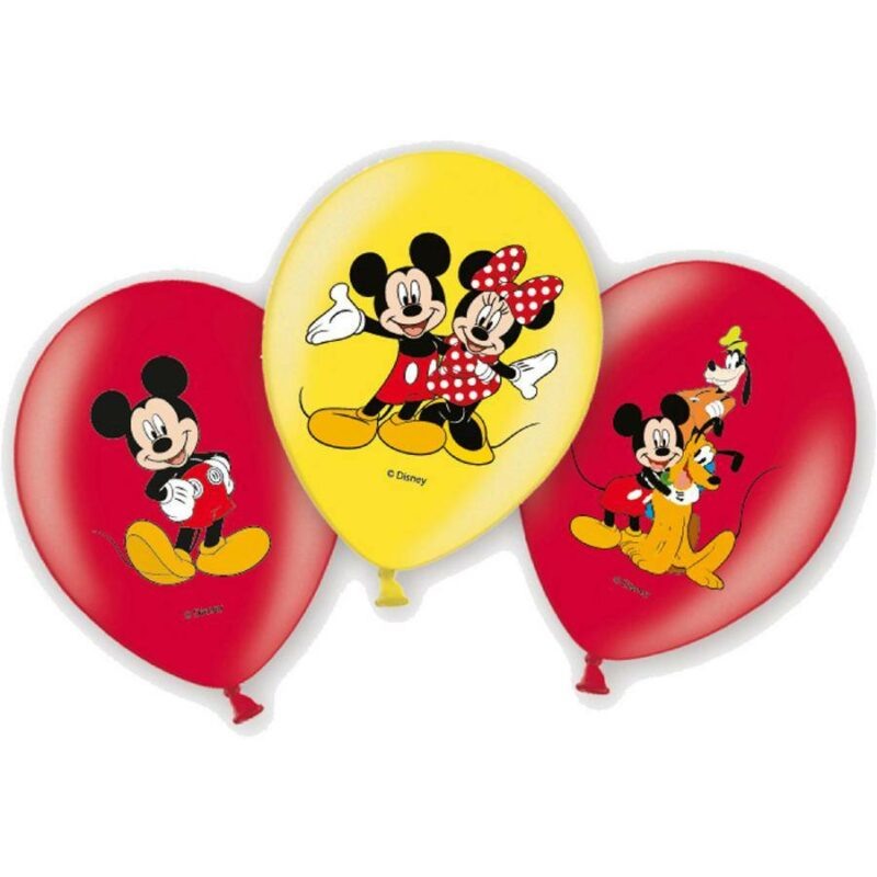 Latexový balónek Mickey 6ks 27
