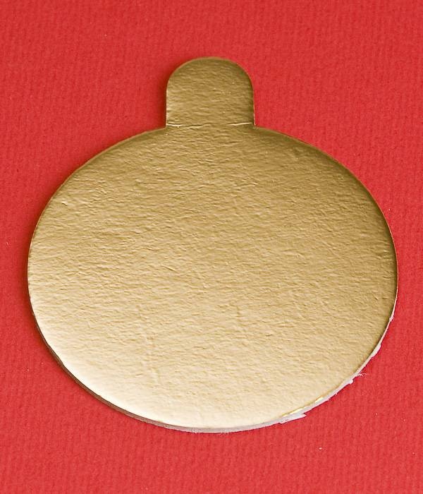 Podložka papír zlatá minidezert prům.10cm (kulatá) 200 ks Monaco