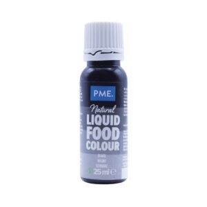 Přírodní potravinářská barva černá 25 ml PME