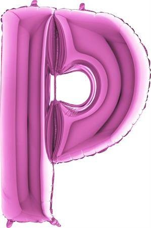 Nafukovací balónek písmeno P růžové 102 cm Grabo