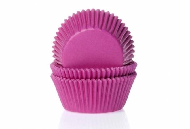 Košíček na muffiny růžový 50ks