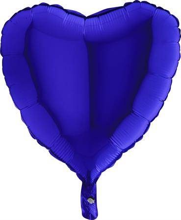 Nafukovací balónek modré srdce 46 cm Grabo