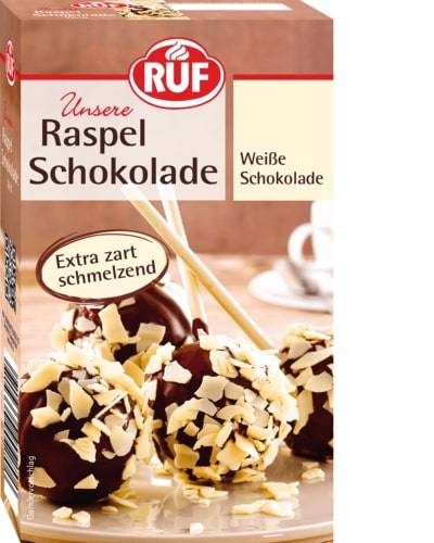 Čokoládové kousky bílá čokoláda 100g RUF