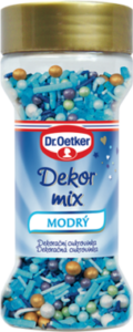 Dr. Oetker dekor mix modrý 50g Dr. Oetker