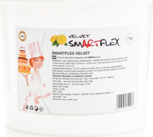 Smartflex Velvet Citron 7 kg (Potahovací a modelovací hmota na dorty) Smartflex