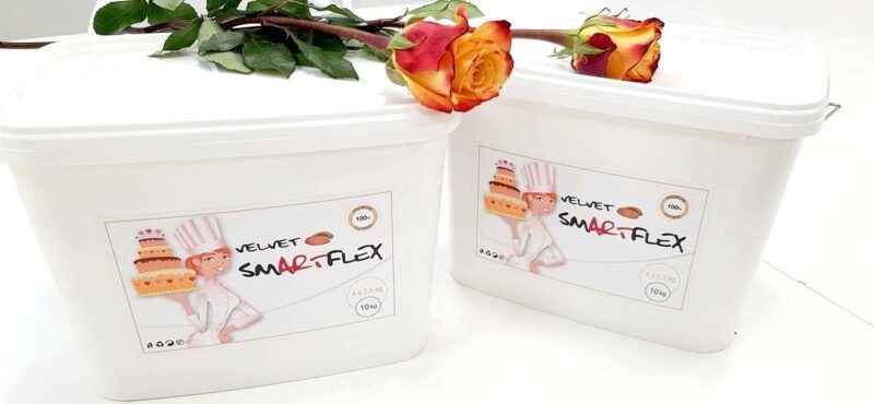 Smartflex Velvet Vanilka 10 kg (Potahovací a modelovací hmota na dorty) Smartflex