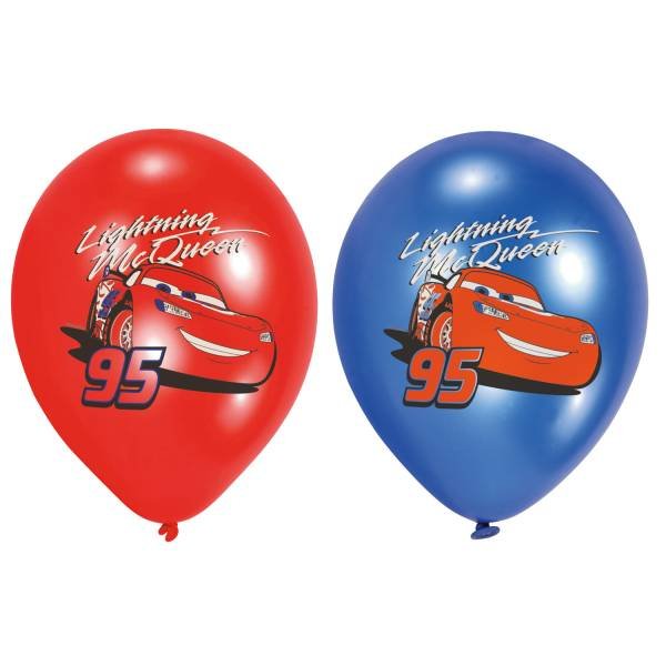 Klasické balónky Cars 6kusů 27