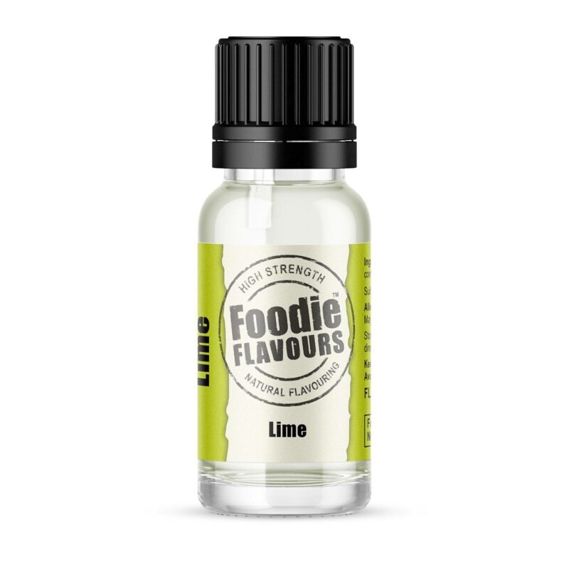Přírodní koncentrované aroma 15ml limetka Foodie Flavours