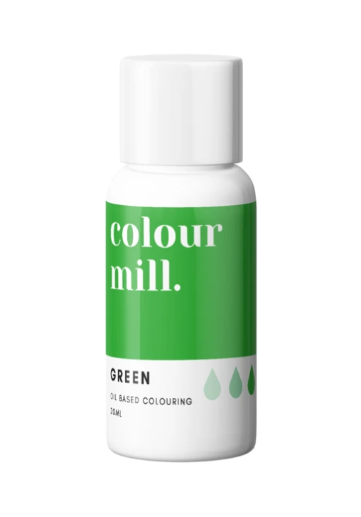 Olejová barva 20ml vysoce koncentrovaná zelená colour mill
