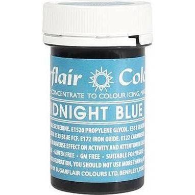 Gelová barva Sugarflair (25 g) Midnight Blue Sugarflair