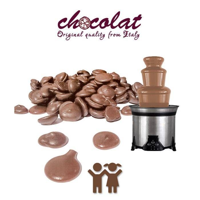 Čokoláda mléčná do fontány 36/35% extra Children Monaco