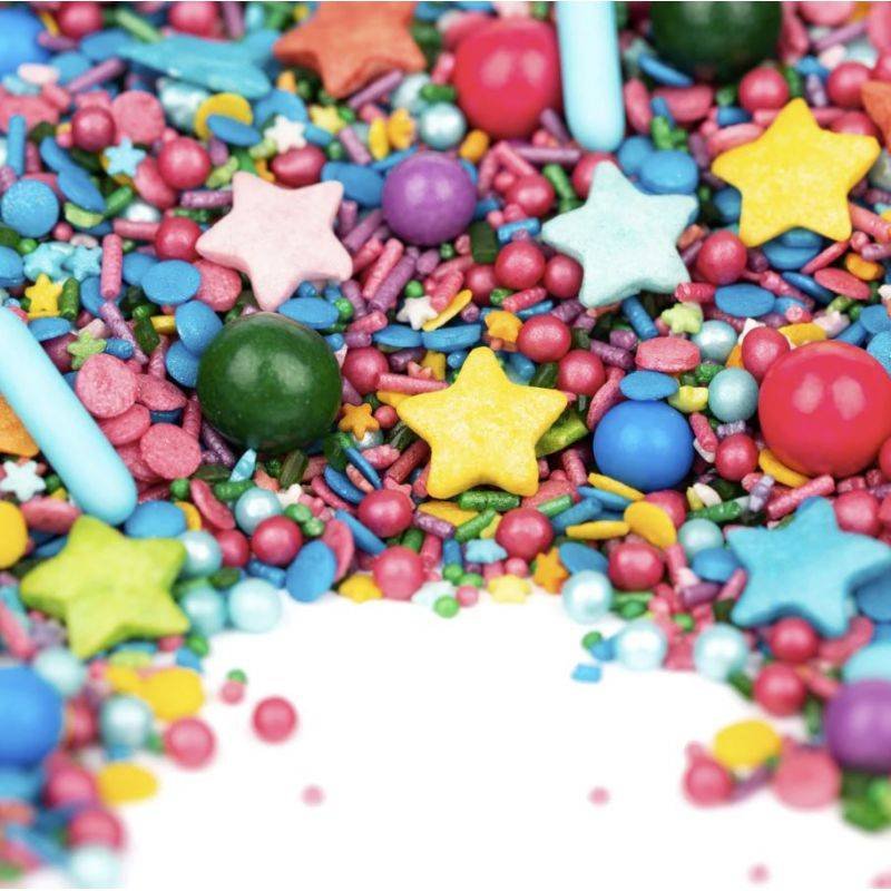 Cukrové zdobení 90g konfety a hvězdičky Super Streusel
