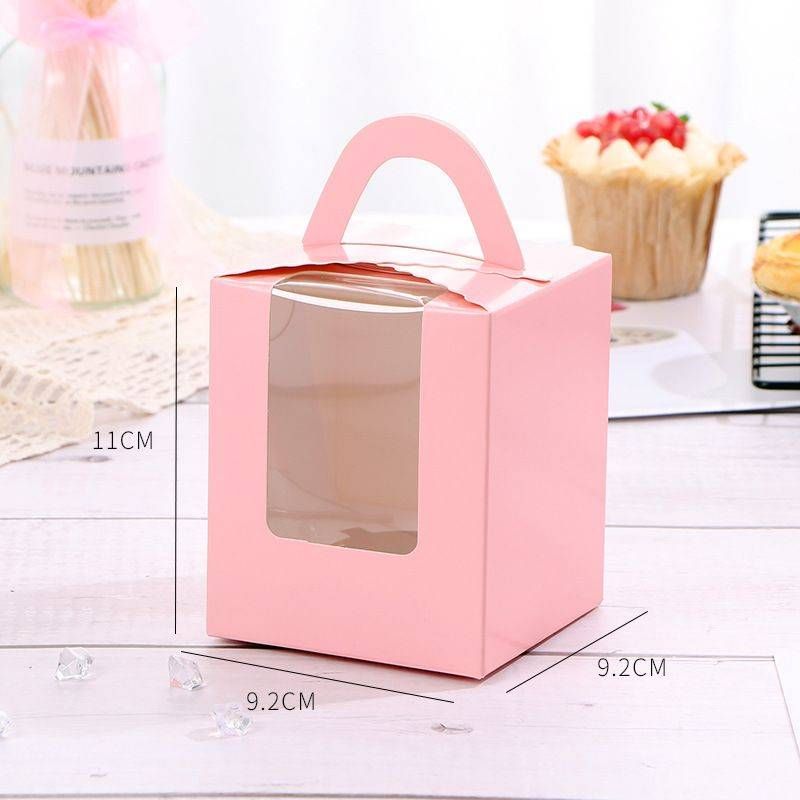 Krabička na cupcaky 100ks růžové Cakesicq