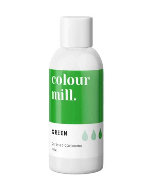 Olejová barva 100ml vysoce koncentrovaná zelená colour mill