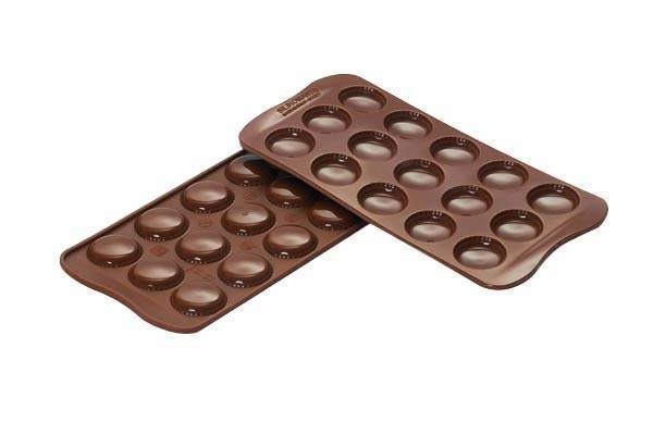 Silikonová forma na čokoládu – makronky Silikomart